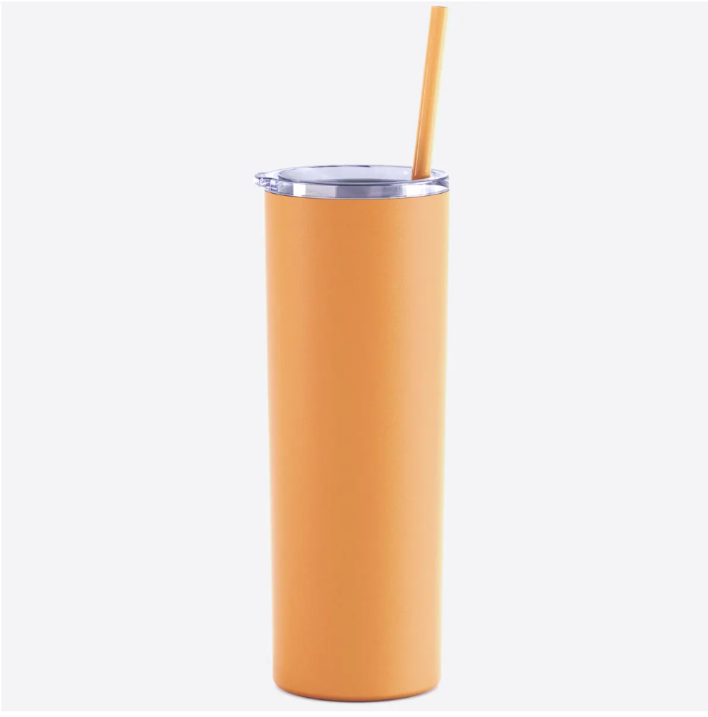 Hello Fall 20-Ounce Skinny Tumbler with straw and spill-proof travel l –  Darretta Designs